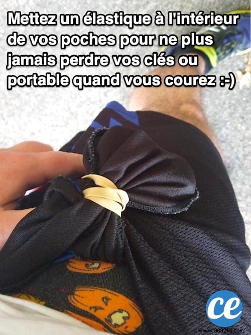 Secure Your Keys and Phone While Running: The Simple Rubber Band Hack