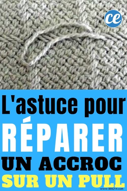 How to Fix a Snag in Your Sweater: Simple No-Sew Repair