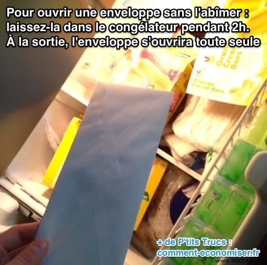 How to Open a Sealed Envelope Without Damaging It: The Freezer Trick That Works