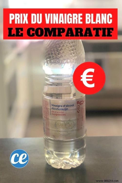 White Vinegar Prices: Real Supermarket Comparison from Paris