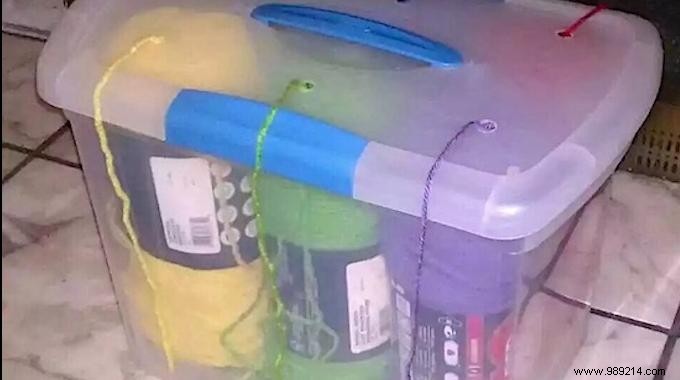 DIY Yarn Organizer: Keep Knitting Balls Tidy and Tangled-Free with This Simple Hack