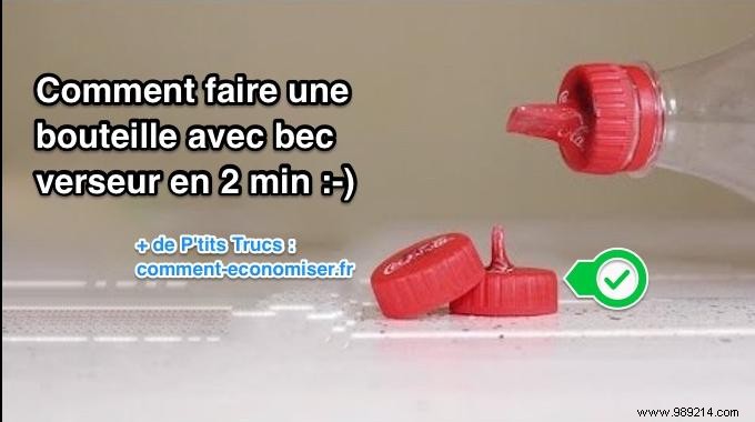 DIY Pour Spout Bottle: Quick 2-Minute Hack Using a Plastic Cap