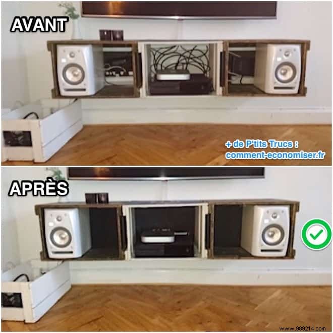 Hide TV Wires for Under €5: Simple Cardboard DIY Solution