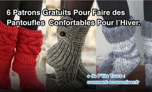 6 Free Knitting & Crochet Patterns for Cozy Bootie Slippers