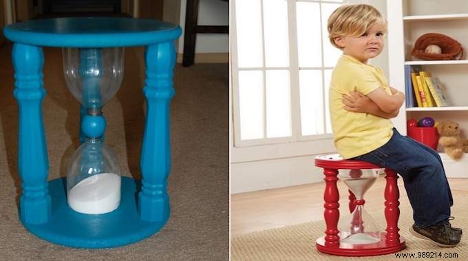 DIY Time-Out Stool with Built-In Hourglass: Simple Step-by-Step Guide for Parents