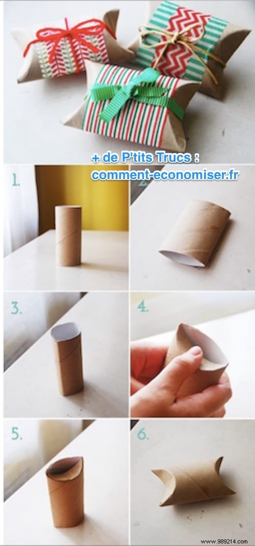 DIY Gift Boxes from Toilet Paper Rolls: A Quick, Free Holiday Wrapping Tutorial
