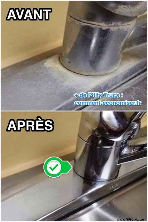 Effortlessly Remove Limescale from Stainless Steel Faucets with White Vinegar