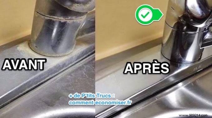 Effortlessly Remove Limescale from Stainless Steel Faucets with White Vinegar