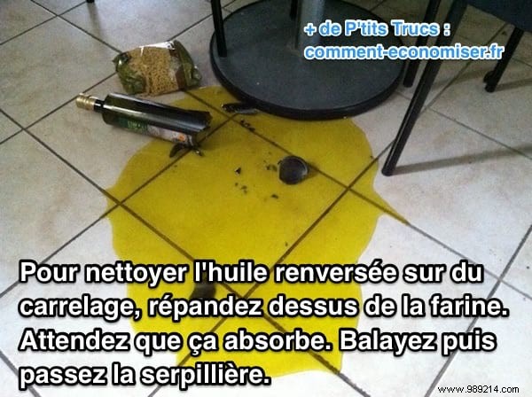 How to Remove Oil Stains from Tiles Using Flour: A Reliable Grandma s Trick