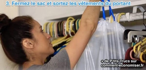Pro Moving Tip: Transport Hanging Clothes Wrinkle-Free with Garbage Bags