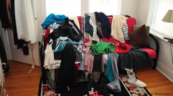 Vertical Clothing Storage Hack: See Every Shirt at a Glance