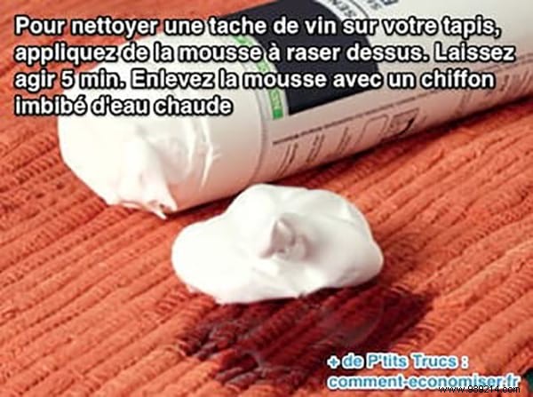 Proven Method: Remove Red Wine Stains from Carpet Using Shaving Foam