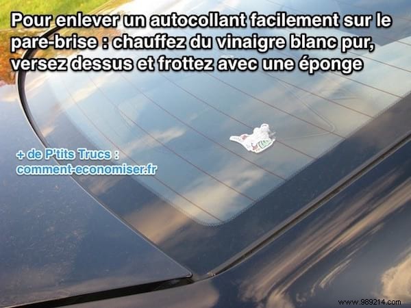 Quick White Vinegar Trick: Remove Windshield Stickers in Just 1 Minute