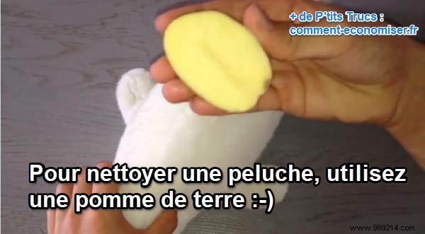 How to Deep Clean Non-Washable Plush Toys with Potatoes: Simple Home Remedy