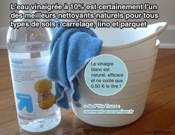 Effective Natural Floor Cleaner: Homemade White Vinegar Solution