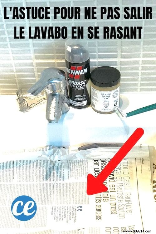 Keep Your Sink Spotless After Shaving: The Simple Newspaper Trick