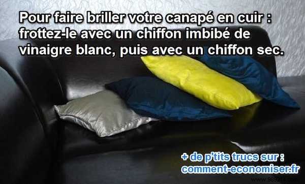 Restore Your Leather Sofa’s Shine with White Vinegar: A Simple, Proven Home Remedy