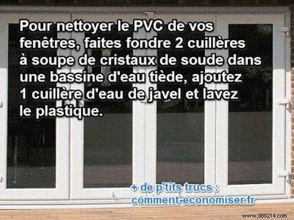 Effortless PVC Window Cleaning: Restore Whiteness with Soda Crystals