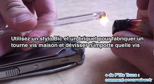 Quick DIY Hack: Craft a Custom Screwdriver from a Bic Pen in 30 Seconds