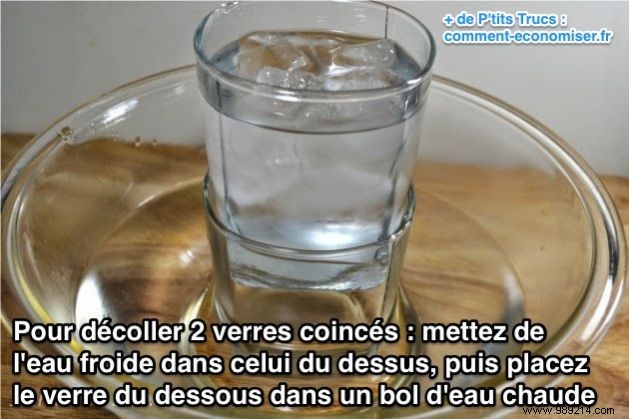 How to Easily Separate Stuck Glasses with the Hot-Cold Water Trick