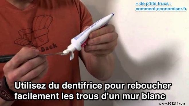 How to Patch Nail Holes in White Walls with Toothpaste – Save Your Rental Deposit