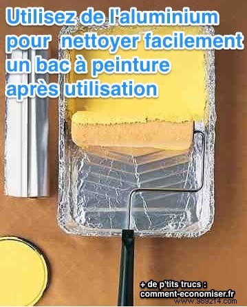 How to Clean a Paint Tray in Seconds: The Aluminum Foil Trick Every Painter Needs