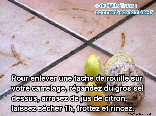 How to Remove Rust Stains from Tiles: Proven Lemon and Salt Method