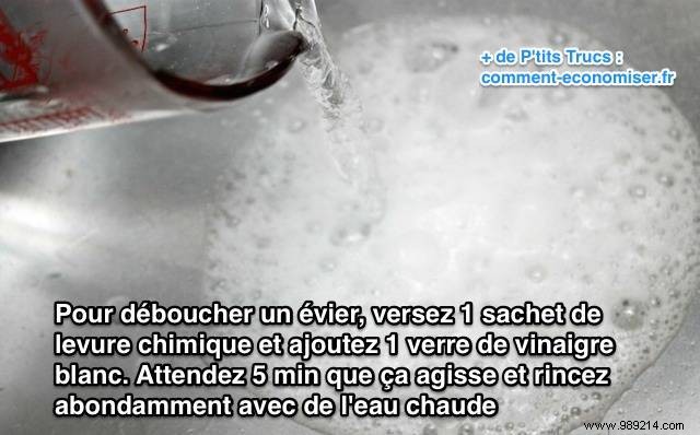 How to Unclog Your Kitchen Sink Naturally with Baking Powder and Vinegar