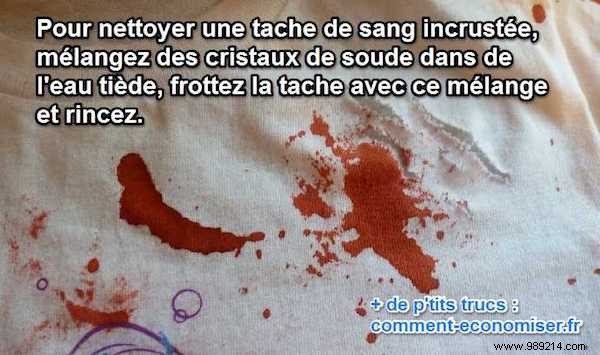 Proven Grandmother s Trick: Remove Stubborn Dried Blood Stains with Soda Crystals