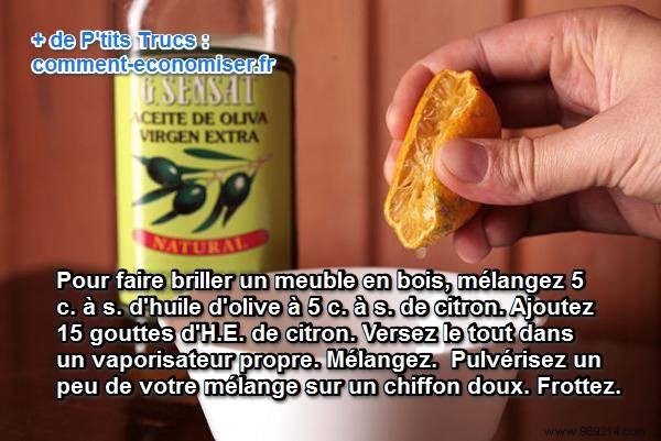 Revive Dull Wooden Furniture with This Simple, Natural DIY Cleaner