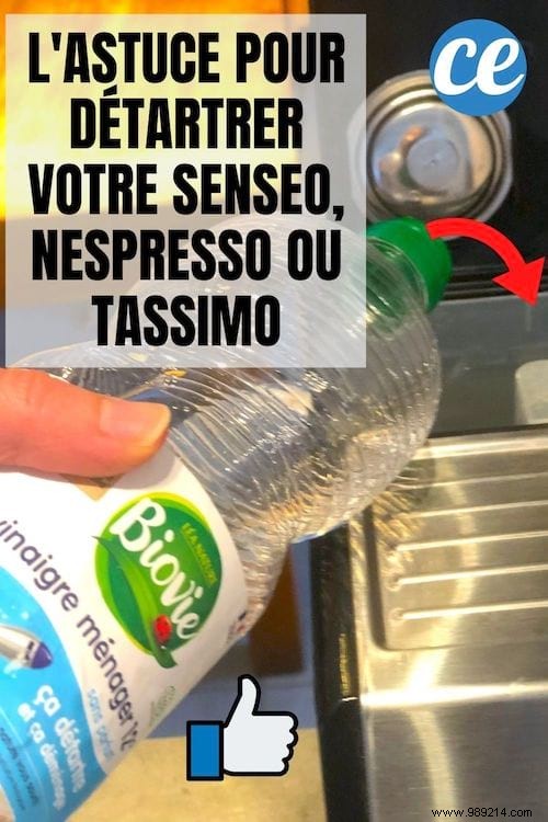 Descale Your Senseo, Tassimo, or Nespresso Machine for Just €0.45 Using White Vinegar