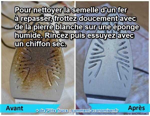 Eco-Friendly Way to Clean Your Iron Soleplate Using White Stone