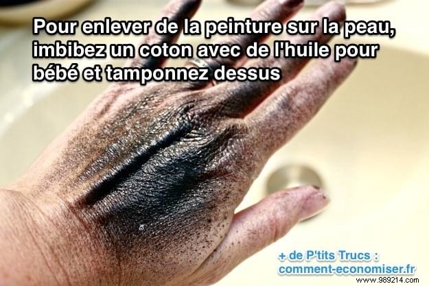 How to Safely Remove Water-Based Paint from Hands Using Baby Oil