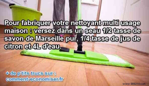 DIY Natural Multi-Purpose Cleaner: Proven Recipe with Marseille Soap and Lemon
