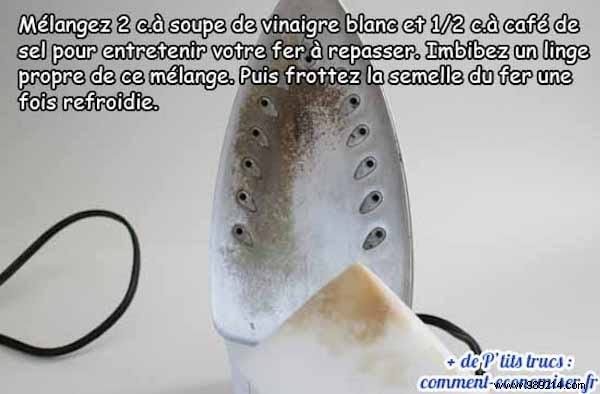 Expert Tip: Clean Your Iron Soleplate Naturally with Salt and Vinegar