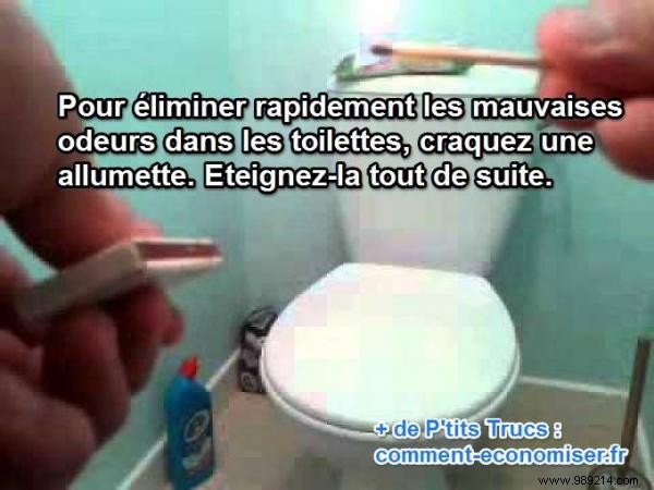 Eliminate Toilet Odors in Seconds: The Proven Match Trick