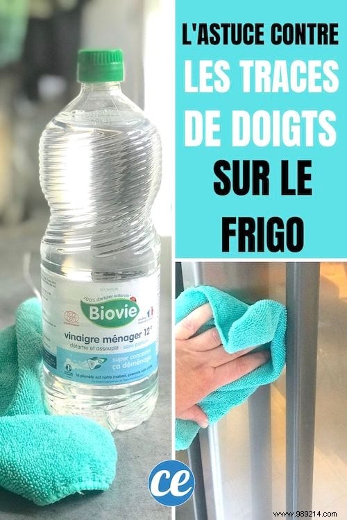 How to Easily Clean Your Fridge Exterior and Remove Fingerprints with White Vinegar
