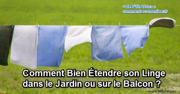 How to Hang Laundry Mark-Free: Pro Tips for Garden or Balcony Drying