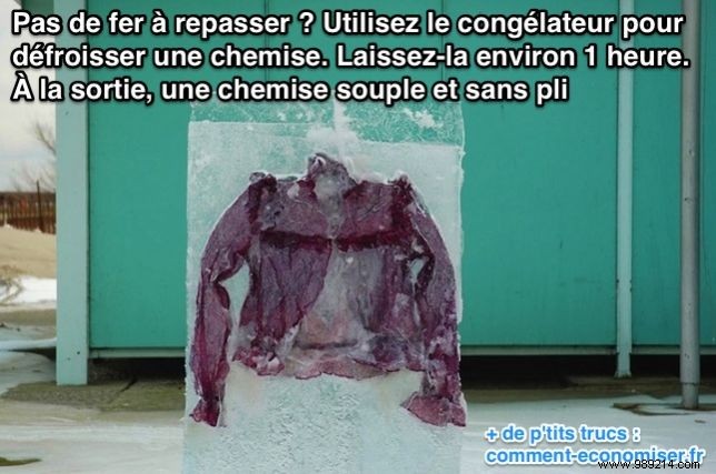 De-Wrinkle Your Shirt Without an Iron: The Freezer Trick That Delivers Smooth Results