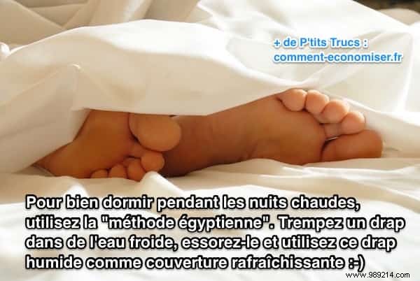 The Egyptian Method: Sleep Soundly Through Hot Summer Nights