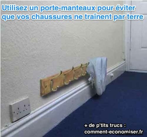 Easy Shoe Storage Hack: Organize Your Hallway with a Coat Rack