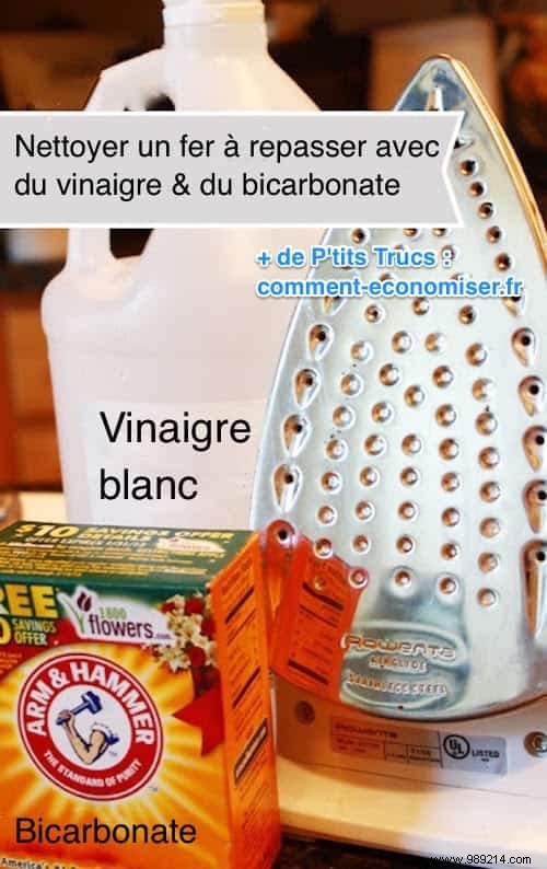 How to Clean a Dirty Iron Soleplate with White Vinegar and Baking Soda