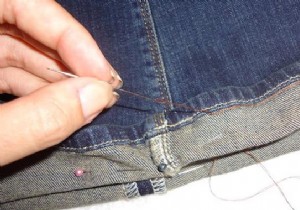 How to Hem Jeans Securely by Hand – No Sewing Machine Required