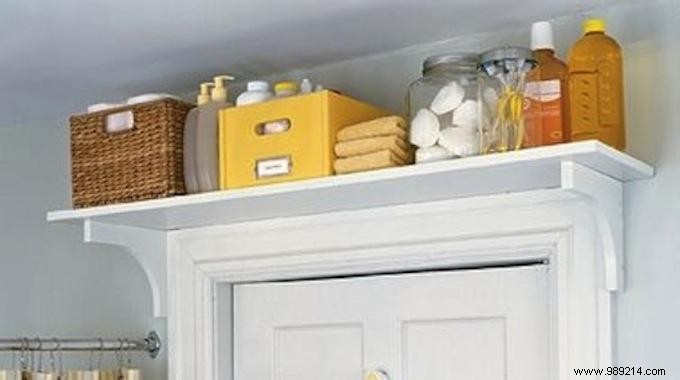 Maximize Bathroom Storage: Build a Simple Shelf Above the Door