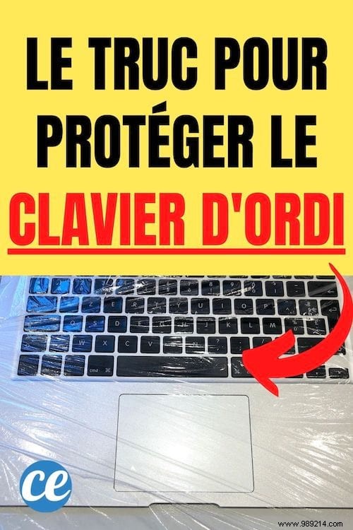 Simple Cling Film Hack: Protect Your Laptop Keyboard from Kitchen Messes