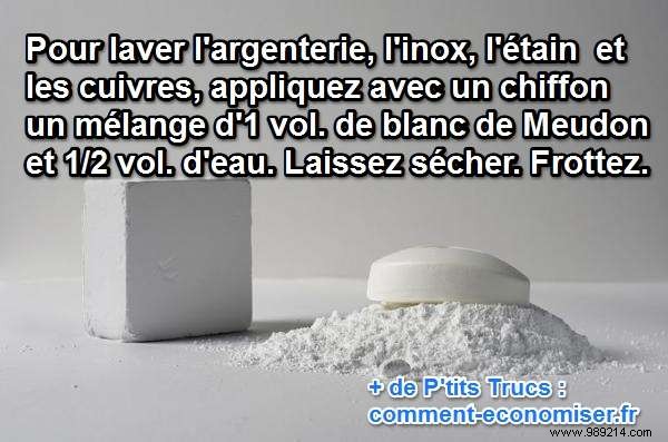 Restore Silverware Shine Naturally with Blanc de Meudon: Proven Cleaning Method