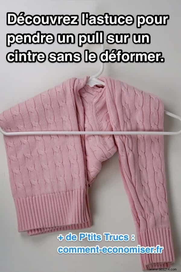 How to Hang Sweaters on Hangers Without Stretching or Deforming Them