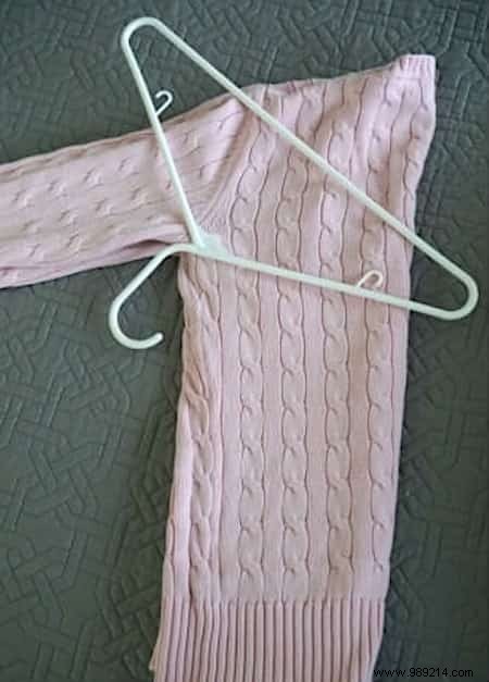 How to Hang Sweaters on Hangers Without Stretching or Deforming Them