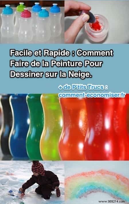 Quick DIY Snow Paint: Easy Winter Fun for Kids with Food Coloring