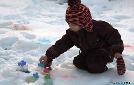 Quick DIY Snow Paint: Easy Winter Fun for Kids with Food Coloring